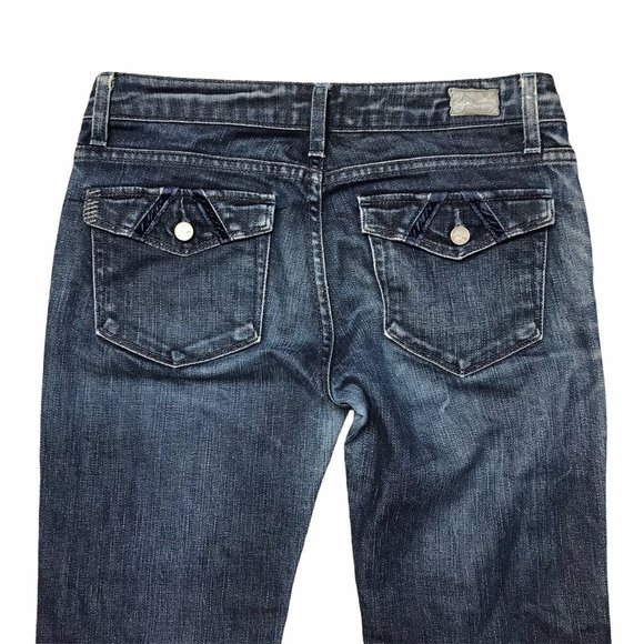 # Paige Pair Fak Boot Cut Jeans Sz 28 - Picture 5 of 13